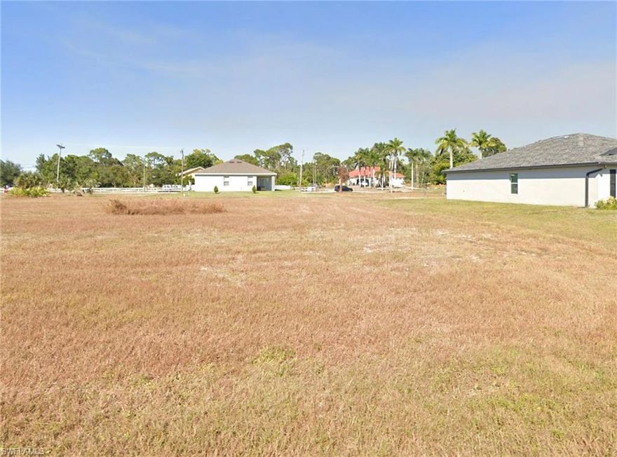Build your dream home on this residential lot in a growing area of NE Cape Coral with new construction nearby. Conveniently located with easy access to shopping, dining, schools, and US-41, this property offers plenty of space for a custom home with room for a pool and outdoor living. Enjoy the opportunity to build in one of Southwest Florida’s fastest-growing communities while still being just a short drive to beaches, boating, and all that the Cape Coral and Fort Myers area has to offer.