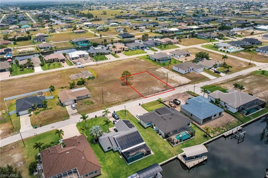 Looking for a place to BUILD YOUR DREAM HOME? Look no further! This property is very competitively priced AND located perfectly near several outdoor parks. Outdoor lovers, you are located very close to the Caloosahatchee River & Matlacha Aquatic Preserve; used for kayaking, birdwatching & fishing. This lot is ready to be transformed into a true DREAM home. Your Florida paradise has never been so close to reality! Not only does this location offer access to the sunny outdoors, but it additionally serves up a short drive to fantastic Dining, Entertainment (mini-golf, museums, beaches ), and the best shopping that Cape Coral, Fort Myers and Naples have to offer! This property will not last long, make an offer today!
