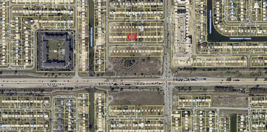 Prime Commercial Opportunity in Cape Coral’s Hottest Growth Corridor!!! LOCATION, LOCATION, LOCATION! This is your chance to secure a premium commercial vacant lots in one of Cape Coral’s fastest-growing and most dynamic areas. Perfectly positioned just off Veterans Parkway, this property boasts unbeatable visibility and easy access—ideal for launching or expanding your business! Strategic Placement Surrounded by thriving businesses, established residential communities, schools, and a senior center, this lot guarantees a consistent stream of foot traffic and customer engagement. Whether you're envisioning a retail storefront, office space, medical facility, or mixed-use development, the possibilities here are endless. Investor & Entrepreneur Goldmine Cape Coral is booming, and this location is at the heart of it all. With infrastructure, population, and demand on the rise, this is the kind of opportunity that savvy buyers look back on and say, “I’m glad I bought when I did.” Why Wait? Secure your stake in Cape Coral’s future today. This lot isn’t just land—it’s potential, promise, and profit.
