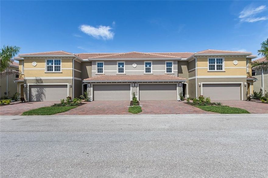 Introducing the Town Homes at Lindsford! Now offering 3 very spacious town home plans to the new and popular Lindsford community in the heart of Fort Myers. The Sable model is 1954 Sq Ft under air with 3 bedrooms, 2 full baths, a laundry closet and a Loft upstairs.  The large and open first floor features a powder room, living and dining area and a great kitchen with bar area. The kitchen has 42 inch cabinets with granite counter tops, large pantry and looks into the great room and dining area.  The Sable also has a 2 car garage!  Come see the new Town Homes at Lindsford and enjoy life in the heart of Fort Myers! * Photographs, colors, features, and sizes are for illustration purposes only and will vary from the homes as built.
