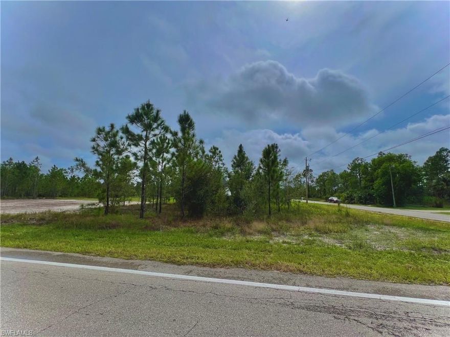 GREAT LOCATION CORNER LOT paved street just minutes from major amenities with a quick commute to Fort Myers! Come build your DREAM HOME or INVEST today