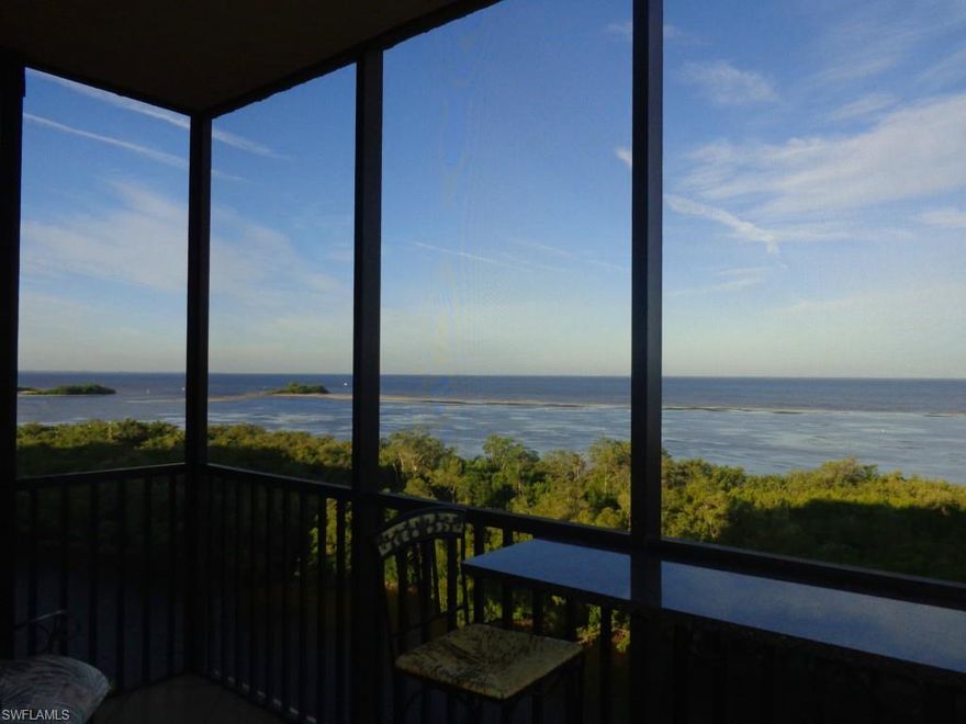 Picture perfect views and crisp contemporary styling welcomes you into this 3BR/2BA tastefully remodeled residence that overlooks Charlotte Harbor which is the gateway to renowned Gulf of Mexico boating and fishing!  Diamond set tile, crown molding, a soothing color palate and clean lines accentuate this handsome residence that boasts sparkling water views by day and sensational evening sunsets.  The kitchen features granite tops, glass tile backsplash, under cabinet lighting, stainless appliances and tranquil water views.  Wonderfully reconfigured master bath offers split vanities with vessel sinks, roman shower with waterfall glass enclosure and glass tile accents throughout.  Diamond set tile is carried out to the spacious lanai where you will undoubtedly spend countless hours watching boating activity along with dolphin and manatee at play in the channel leading to Burnt Store Marina's north basin.  Grande Isle owner amenities include a Grand Salon with catering kitchen, private theater, fitness center, steam & sauna, elevated waterfront swimming pool and sundeck, grilling area, under building parking and air conditioned storage unit.