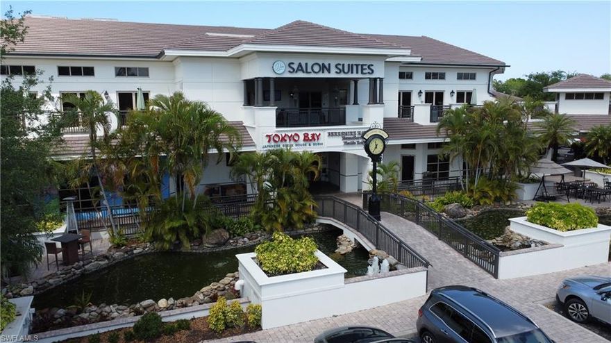 **Available December 1st, 2025**  Very nicely finished 1,803+/-sf professional office space in the heart of Bonita Springs.  Unit fronts US41 - pylon signage available.  Reception lobby, one private office, conference room, bullpen/cubicle area, print/copy room, two ADA bathrooms, telecom room, and kitchenette.  Stone floors, millwork and paneling throughout, great natural lighting.  Space is offered at $4,500/month gross.