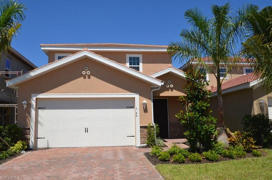Just reduced $10,000! One of the best valued newer homes in Fort Myers. Built in 2015 and just $117 per foot.  Convenient location, nearby shopping and an easy drive to I-75 and downtown Fort Myers! Well maintained gated community and home. Light, bright, and spacious. This 3 bed/2.5 bath/2 car garage home has a very nice and roomy floor plan. Enjoy the peaceful, lovely long lake views, plus highly desired western exposure from the lanai. Features upgraded cabinets and granite tops in kitchen. Motivated seller, see incredible Matterport 3D tour from virtual tour link. Community amenities include a community clubhouse, pool, fitness room, basketball and tennis courts. Gated entrance.  Barely lived in.  Make your showing appointment today!