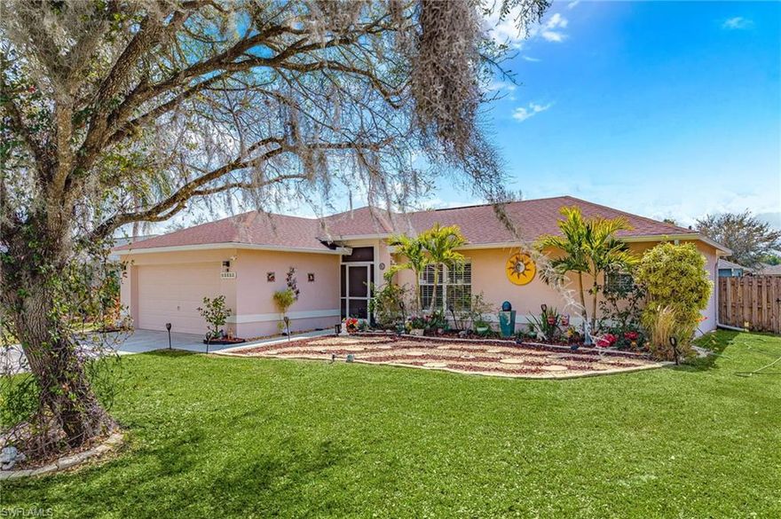 PRISTINE & PRIVATE! WELCOME to this charming and well maintained 3-bedroom, 2-bath home in the RESERVE AT BUCKINGHAM offering the ultimate Florida layout. Featuring a desirable SPLIT BEDROOM design for maximum privacy and TILE FLOORING throughout, this home is as stylish as it is low-maintenance. The heart of the home flows seamlessly to an EXPANSIVE SCREENED LANAI—your new favorite spot for morning coffee or evening breezes—overlooking a FULLY FENCED backyard perfect for pets and play. GREAT FEATURES include a spacious 2-CAR GARAGE and a dedicated INSIDE LAUNDRY ROOM. ROOF 2020, AC 2021, NEWER appliances. The location is UNBEATABLE: you are just minutes from Riverdale Middle and High Schools, PUBLIX shopping plaza right around the corner, and the Ft Myers International Airport 30 min away. Best of all, a short drive brings you into the heart of Downtown Fort Myers, 25 min away offering world-class dining, entertainment, and the vibrant River District lifestyle. Whether you’re a first-time buyer or looking to downsize in style, this home CHECKS EVERY BOX. Schedule your showing today!