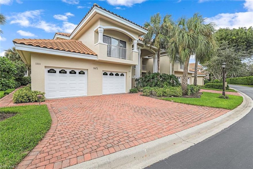 Light and bright 3 Bedroom 2 Bath first-floor end unit with stunning lake views in The Crescent at Pelican Bay — everything you’ve been looking for. The spacious primary suite and beautifully appointed bath provide a relaxing retreat with a luxurious Florida resort feel.  There are many upgrades throughout the home including custom lighting, plantation shutters, separate laundry room and a one car garage. The screened lanai overlooking a lake features automatic hurricane shutters. The Crescent features its own community pool, spa, and fitness room, while the private tram takes you to Pelican Bay’s beaches and beachfront dining. Enjoy tennis, pickleball, and the fitness center just moments from your door.  Ideally located close to shopping, dining, entertainment, and Artis Naples.