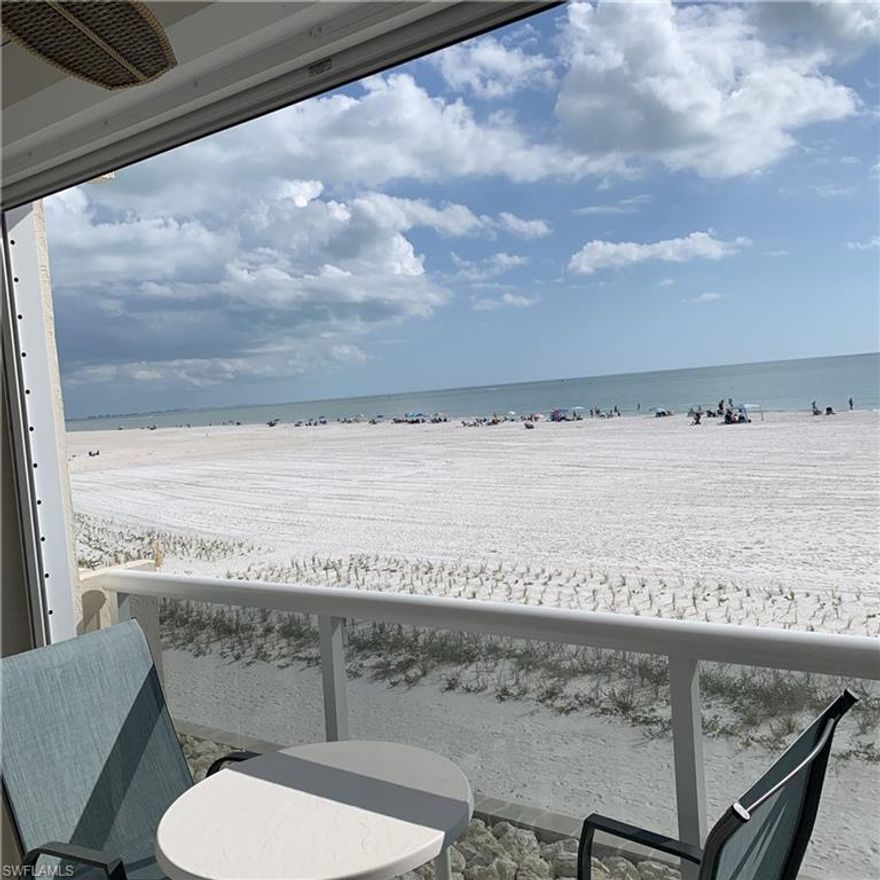 Completely updated 1-bedroom, 1-bath Gulf-front condo offering spectacular panoramic views of the Gulf. This beautifully renovated unit features a bright, open floor plan with modern coastal finishes throughout. The updated kitchen and bath provide both style and functionality, while large windows fill the space with natural light and showcase breathtaking water views and sunsets. Enjoy relaxing coastal living just steps from the beach. Perfect as a full-time residence, seasonal retreat, or investment opportunity.