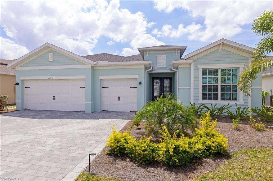 **LAKEFRONT FURNISHED RENTAL IN TRAILS EDGE – BABCOCK RANCH**

Beautifully furnished 3-bedroom + den, 3-bath Palmetto model located in the desirable Trails Edge community of Babcock Ranch. This immaculate lakefront home offers a comfortable and stylish living space, perfect for those building a home, relocating, or enjoying an extended stay in the nation’s first solar-powered town.

The home features a spacious and functional layout with well-appointed furnishings throughout, along with peaceful lake views that create a relaxing setting.

Residents enjoy access to Babcock Ranch’s exceptional amenities, including resort-style swimming pools, pickleball and bocce courts, covered basketball courts, splash pads, and miles of scenic walking and biking trails. Community events include Friday night food trucks with live music and a Sunday farmers market.

Available May through November. Pets will be considered on a case-by-case basis.
