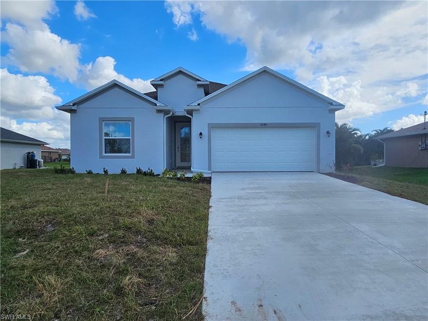 Brand new Maronda Homes Miramar available for immediate occupancy. CBS construction with full builder warranties. Terrific plan featuring large great room, lanai, 9'4" volume ceilings, gourmet kitchen appliances, extensive ceramic tile flooring, refrigerator / washer / dryer, blinds and much, much more.