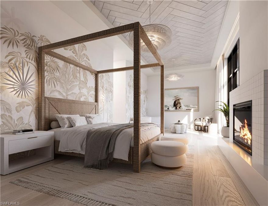 Introducing The Huxley Naples, a limited-edition collection of only eight modern residences, built around a dynamic mix of privacy and luxury. Residence 302 is a meticulously crafted floorplan inclusive of a 3,733 sq. ft. under air, three bedrooms, three full baths and one half bath, Grande suite, Club room with wet bar, walk-in-pantry and stunning Great Room made for entertaining friends and family. The design aesthetic of The Huxley is one of balance – between light and shade, wood and stone, indoors and outdoors, and a palette of contrasting tones that is both captivating and timeless. State-of-the-art appliances by Wolf and Subzero pair with natural stone, warm wood cabinetry, antiqued metal fixtures, and wide-plank European oak flooring. A private four-car garage with lift capabilities, smart-home integrated technology, private elevator, back up whole house generator and vast 3,040 sq. ft.+/- private rooftop with pool, spa and outdoor kitchen complete this Olde Naples masterpiece designed by MHK and LVD Spaces. No detail has been left to chance in creating this downtown coastal living experience.