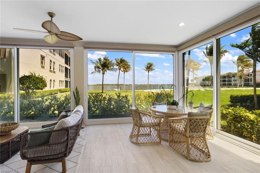 Welcome to 17721 Via Bella Acqua Ct #801, an extraordinary coastal residence that has been completely re-envisioned from top to bottom. Every detail of this home is brand new, reflecting a meticulous, no-detail-overlooked renovation that sets it apart in a class of its own.

Sweeping water and beach views create a stunning backdrop throughout, complemented by elegant hard-surface flooring and a beautifully designed kitchen featuring high-end appliances and refined finishes. Hurricane-impact lanai sliders expand the living area under air while providing peace of mind, and an electric vehicle charger in the garage adds modern convenience.

The thoughtfully designed layout offers three bedrooms and two beautifully updated baths, delivering a seamless blend of comfort, style, and timeless sophistication. Whether relaxing indoors or enjoying the views from the lanai, every space has been curated for effortless living and entertaining.

Just beyond your door, Miromar Lakes offers an unmatched resort-style lifestyle with 700 acres of freshwater lakes for boating and watersports, three miles of private white-sand beach, championship golf, exceptional dining, and a world-class spa. Residents enjoy a vibrant yet relaxed setting with endless opportunities for recreation, wellness, and connection.

This is more than a home, it is a lifestyle defined by beauty, quality, and unforgettable surroundings. A rare opportunity to own one of Miromar Lakes’ most exceptional waterfront residences. Schedule your private showing and experience a place where every day feels like a perfectly curated escape.