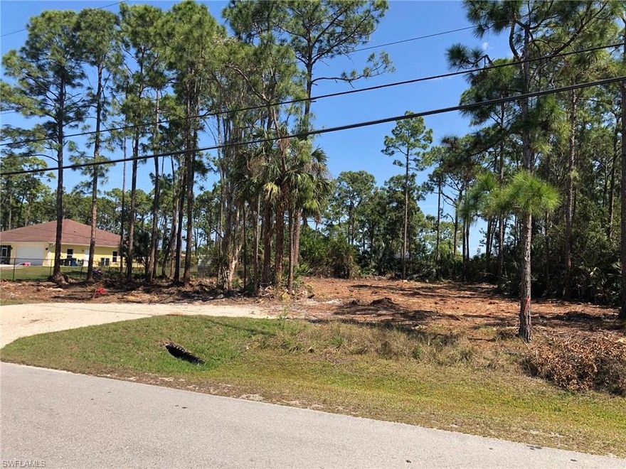 1.25 acres of vacant land in one of the fastest growing areas of Bonita Springs!  Do not miss the opportunity to purchase this piece of property that is UPLAND and shovel ready. CULVERT AND DRIVEWAY ALREADY IN PLACE. Use as an investment or build the perfect home for your family. Surrounded by custom built homes, each situated on over one acre parcels. Located between US 41/Tamiami Trail & I-75 with easy access to all conveniences while still having enough land to create an Old Florida feel around your home.