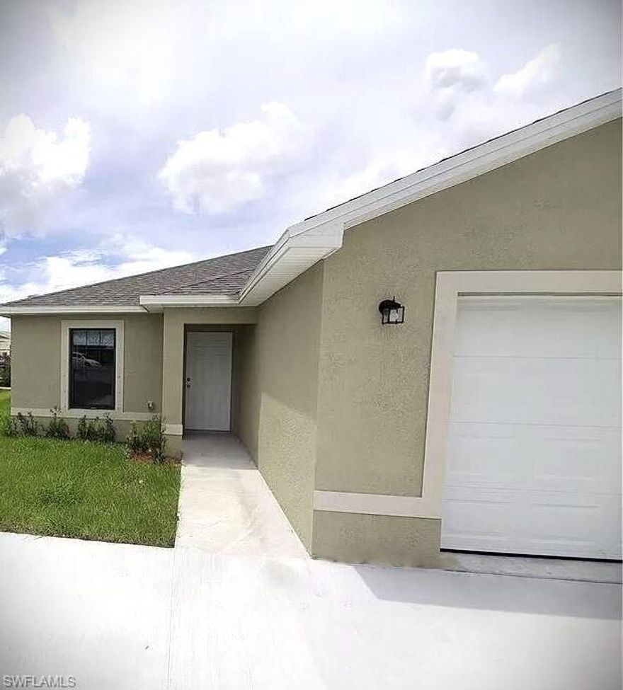 Beautiful newer construction 3-bedroom, 2-bath duplex offering the perfect blend of comfort in desirable Cape Coral. This well-maintained property features a spacious open-concept layout, modern finishes, and plenty of natural light throughout.

Enjoy peaceful mornings and relaxing evenings overlooking a calming lake view, creating the perfect Florida lifestyle setting. Each unit offers a functional floor plan with generously sized bedrooms, a private lanai, and ample parking.

Conveniently located near shopping, dining, schools, and major roadways, this property is ideal for both investors and owner-occupants looking to generate rental income while enjoying a serene waterfront atmosphere.

?? Don’t miss this opportunity to Rent a newer duplex in one of Southwest Florida’s fastest-growing areas.