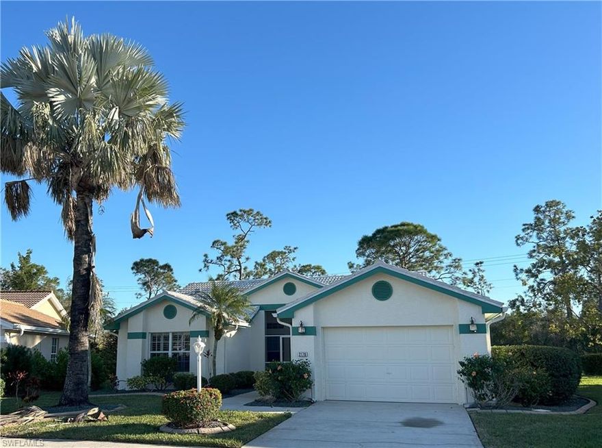 MOTIVATED SELLER, MAKE AN OFFER! This lovely SONORA home w/1097 square feet is full of potential and ready for some TLC. 2 Bedrooms/2 Baths with a large and very private LANAI, on an oversized lot. You are going to love the location - only a short walk to the chipping green. This would make a wonderful RENTAL PROPERTY or a snowbird's winter paradise and is priced to SELL QUICKLY. Partially furnished. CALL TODAY to see this home in Herons Glen - a GATED GOLF and TENNIS community in North Fort Myers where the residents own all the facilities. Amenities galore including pool and spa, restaurant and lounge, billiards room, ballroom, craft and card rooms, state of the art fitness center, 2 libraries, bocce courts, pickleball and so much more!