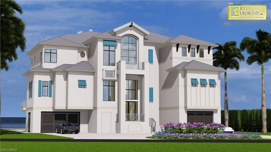 Rare opportunity to own one of the best Bayfront building lots in Connor’s Vanderbilt that is only steps away from beautiful Vanderbilt Beach via the private beach access for Bayview residents. This lot offers: wide views of the bay all the way to the Ritz Carlton Development, southern exposure for great all day sun on your pool and light throughout your new home, premier boating from your large future dock, a larger building envelope as this lot is much larger than a standard 80x120 lot with 110’ on Bayview and deeper sides than standard, and plans have been started for a 3 story home with elevated swimming pool which will be transferred to Buyer at closing. This location is convenient to Mercato, golfing and entertainment venues including OLd Naples.