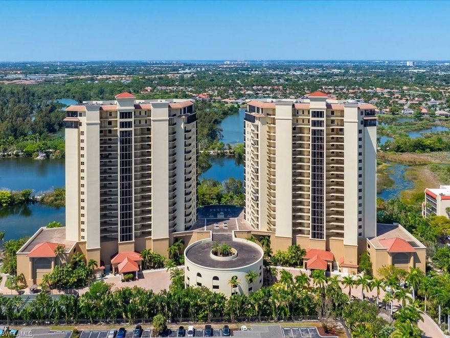Enjoy luxury high-rise living in this fully renovated 11th-floor residence at Riva Del Lago. This spacious unit offers breathtaking panoramic views of Lakes Park and the Fort Myers skyline, with stunning sunsets visible from your private balcony.Recently updated throughout, this condo showcases high-end, modern, and sleek finishes, creating a sophisticated, move-in-ready living space. The open-concept floor plan is filled with natural light from expansive floor-to-ceiling windows. The designer kitchen features premium cabinetry, granite countertops, and stainless steel appliances, flowing seamlessly into the main living area—ideal for both everyday living and entertaining.The primary suite offers a peaceful retreat with scenic views, generous closet space, and a beautifully updated en-suite bath. Additional features include in-unit laundry and assigned parking.
Riva Del Lago is a gated community offering resort-style amenities including a lakeside pool and spa, fitness center, community room, and direct access to walking and biking paths. Residents also enjoy a kayak launch with direct access into Lakes Park, perfect for enjoying Southwest Florida’s outdoor lifestyle.
Offered as an annual unfurnished lease. One pet permitted with approval.Conveniently located near shopping, dining, beaches, and Southwest Florida International Airport.