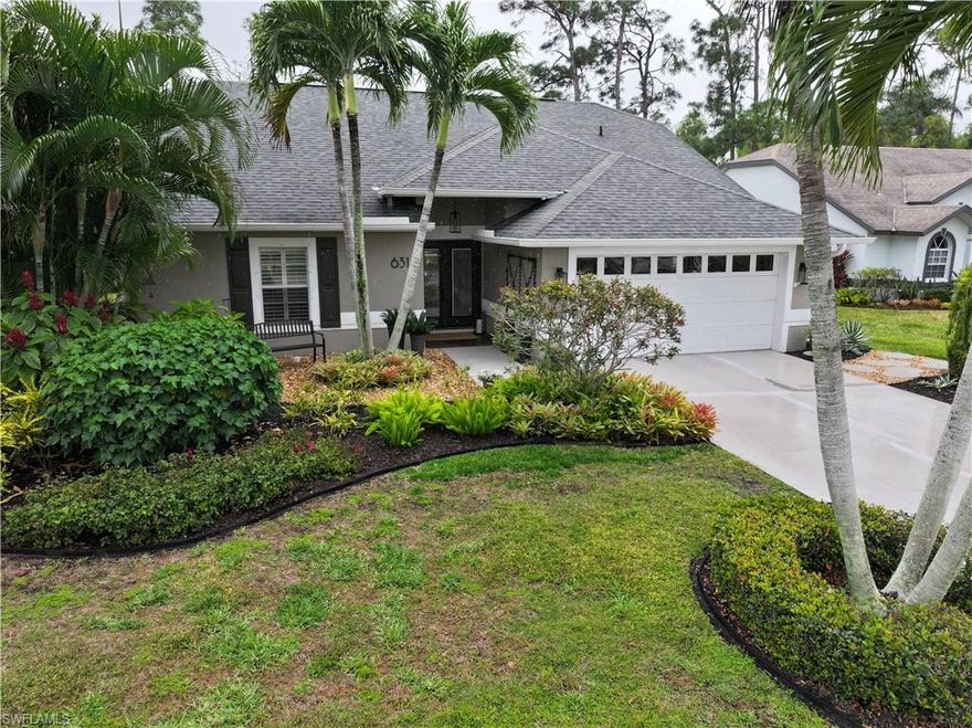 Welcome Home to Berkshire Lakes!!  One of the best neighborhoods in ALL of Collier County!  
This fantastic home offers almost 1,600 sq feet of an open floor plan with Showroom Kitchen Cabinets, Vaulted Ceilings and Beautiful tile floor throughout the entire home! Plantation Shutters Throughout!!  Your own screened in private pool with complete privacy in the backyard!  No neighbors at all behind the house.  Did you mention LOCATION??? Just over 10 minutes to the heart of Downtown Naples 5th Avenue & 3rd Street shopping and dining!  Let's not forget the gorgeous Naples Beaches! Even Mercato shopping and dining is less than 20 minutes away!  
Don't miss out on this updated gem in Berkshire Lakes subdivision!