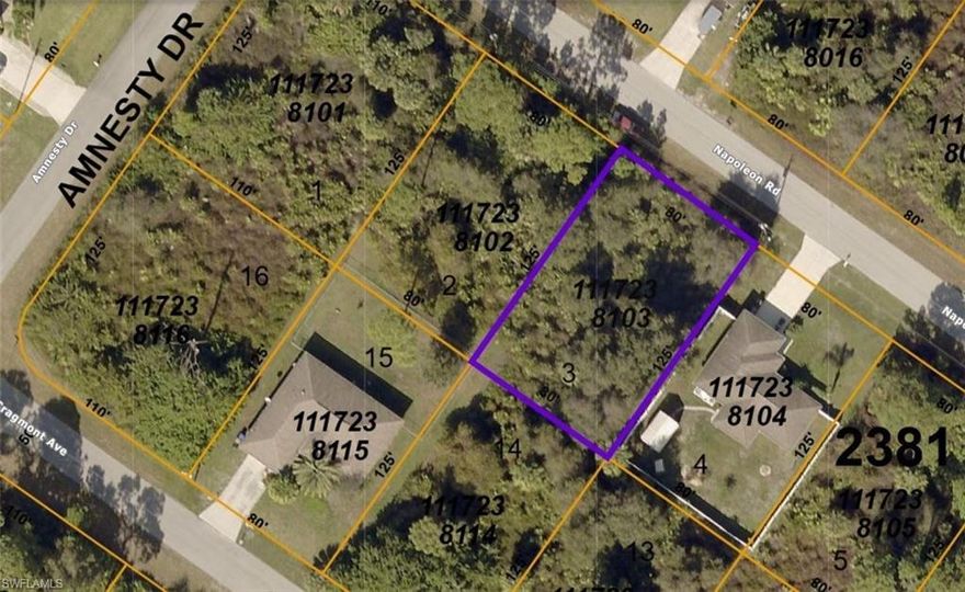 No HOAs with fees or deed restrictions or CDDs. Flood zone X. Not on the North Port Scrub Jay list 7/5/21 - please reconfirm during due diligence to ensure nothing has changed. North Port is the 7th largest land mass in Florida-the 110th largest in the country!! The growth and potential are absolutely amazing. Conveniently located to shopping, dining, parks, and all that up and coming North Port has to offer (where so much of the city is new and still being built!) including the new Braves Spring Training Stadium. Many beaches located within a 35 minute drive from this lot. New construction is everywhere you look and you can be part of the action. Information about local builders is available upon request. Also great for self directed IRAs, 401Ks and other investment portfolios.