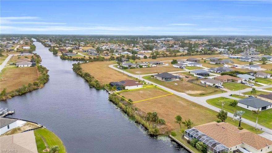 Welcome to 1321 NE 39th Street, Cape Coral—an exceptional lot offering breathtaking views of intersecting canals in the desirable and rapidly growing Gator Circle neighborhood. This quiet, tucked-away location is perfect for those seeking tranquility and an opportunity to build their dream home.

Surrounded by natural beauty, the property is conveniently located near a variety of attractions. Spend your days exploring Gator Trails Park, just minutes away, or tee off at Coral Oaks Golf Course. For nature lovers, Yellow Fever Creek Preserve offers hiking trails and serene picnic spots, while the charming fishing village of Matlacha provides a vibrant arts scene and waterfront dining. Shopping, dining, and entertainment are also close by in the Pine Island Road Corridor and Downtown Cape Coral.

Whether you’re dreaming of peaceful canal views or looking to invest in one of Cape Coral’s fastest-growing areas, this lot is the perfect choice to embrace the Florida lifestyle.