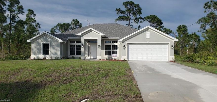 Brand New Construction Home Ready to Move In - 4/Bedrooms - 2/Baths - 2 Car Garage - Formal Dinning and Living Room - Granite Countertops in Kitchen and Baths - Stainless Steel Appliances (Microwave, Stove, Dishwasher) - Separate Tiled Shower in Master Bathroom - Irrigation System with Bahia Sod - Upgraded Cabinets - Step Ceiling in Master Bedroom (90 Degree) - Tile ALL Except Bedrooms.