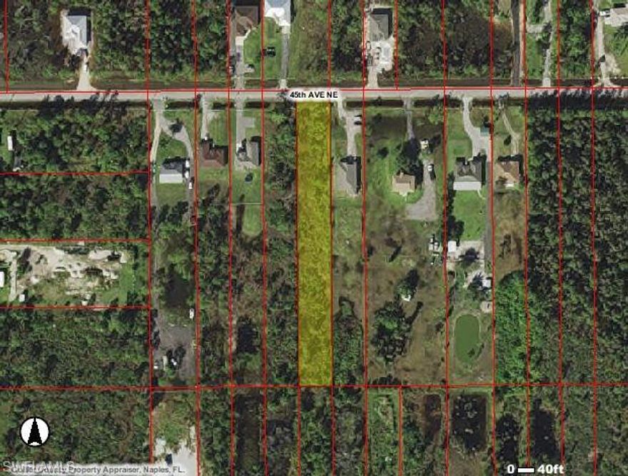 Build your brand new dream home on this beautiful 1.14 acre lot in Golden Gate Estates (approx. 2.5 miles from Orange Blossom Ranch and the school). Enjoy your quiet surroundings in nature, with no HOA fees or restrictions. Excellent location with MANY new homes currently under construction on this same street. Listing agent happy to assist buyers to connect with a local, reputable Estates builder, if needed. Agents, see Confidential Remarks.