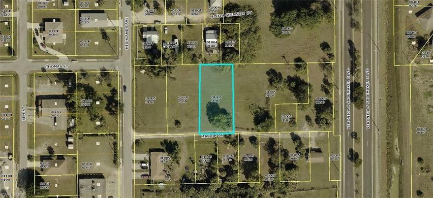 Rare opportunity! Check out this nearly 1 acre parcel located in Fort Myers. This size property is rarely available in this zip code. Great great potential for the right builder or investor.