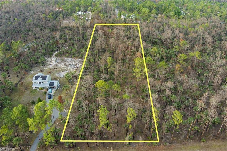 100% Upland! 2.27 acres in the highly desired Golden Gate Estates! No HOA! So much is being built in the surrounding area including new schools, churches, homes, and shopping centers and now is a great time to capitalize on this. Just a few streets South of the new commercial activity center at the intersection of Golden Gate Blvd. and Everglades Blvd. Vanderbilt Extension is planned to extend out to Everglades so a trip to the beach will be in a few short minutes. Collier County is also planning a new park on the Vanderbilt Beach extension as well as a school.