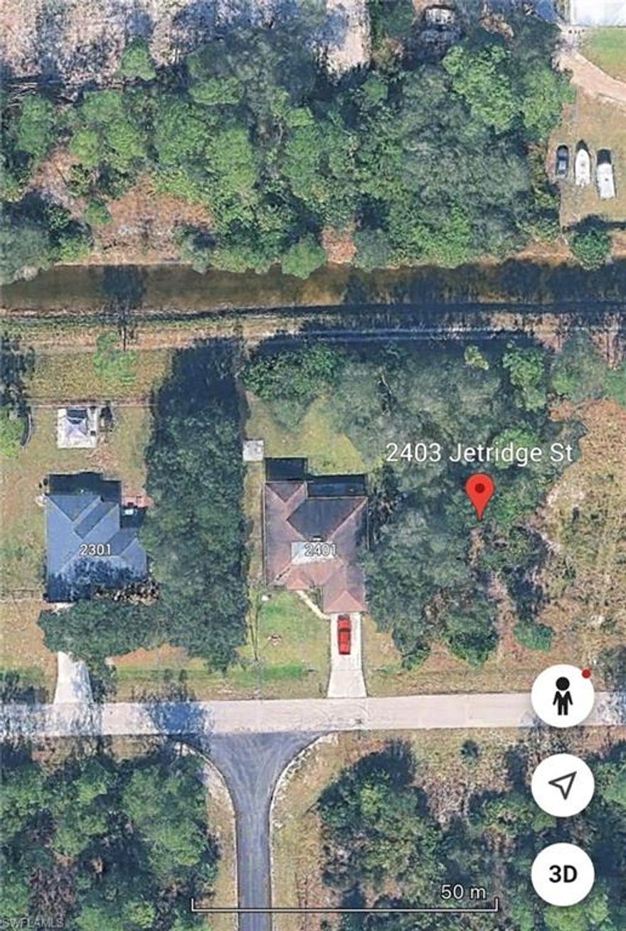 Build your dream home in this growing community. This property offers a peaceful setting with a canal behind the lot for added privacy. It is perfect for a custom single-family home with no HOA restrictions. Electrical and telephone utilities are nearby. Easy access to Joel Blvd. FL-80 and Fort Myers, making it convenient to nearby shopping and dining. Whether you're to build now or invest, this is an incredible opportunity!