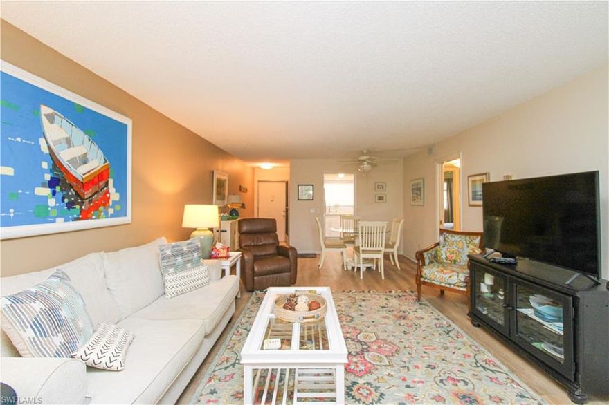 ***SEASONAL RENTAL***NORTH NAPLES***FULLY FURNISHED***TURN KEY***CLOSE TO EVERYTHING***GREAT LOCATION*** Very peaceful and quiet First Floor residence in Palm River. This very light and airy condo has beautiful lake views and guests can enjoy the community pool. Palm River is located in North Naples near Immokalee road and Airport road. Close to beach, shopping, dining etc. ***OPEN TO AN ANNUAL LEASE***First, Last, and Security due upon move-in*** **Sorry no pets per HOA*** ***Water, Lawn, and Trash included in the HOA***