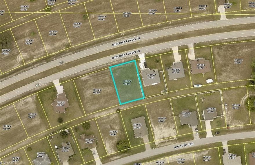 Beautiful lot for sale in Cape Coral, Florida! This lot is near the shopping and entertainment of Cape Coral, Fort Myers, and the Charlotte County area. Minutes away from The Gulf of Mexico too! Close to golf courses, schools, lakes and parks, this location has something for everyone! The seller is having  4 lots available. The other lots are 1421 SANTA BARBARA BLVD N, 1425 SANTA BARBARA BLVD N, 1829 NW 31ST AVE.