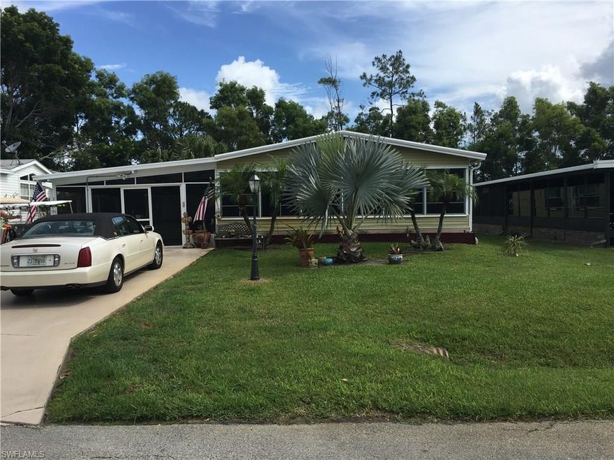 Welcome to West Wind Estates! It is a 55 and over community. his 55 PLUS PARK is just what you have been looking for, where you own the land your home is sitting on!. What am I talking about? How about a warm & friendly, safe, community where you can walk your dog, or swim in a heated pool, and enjoy the many social activities with people just like yourself. Got a fishing boat, well hook it up and bring it with you. When you get here, you can park it in your own attached garage. Now that I have your attention, let me tell you about a dream home waiting for you. A home that's *1596 sq ft under air and *2884 total sq ft. This original one owner home has everything you are looking for. New appliances, newer AC , New metal (Florida Style) roof. Have you got grown up kids raising grand children, have them come down for a visit. Teach those grand kids how catch a fish.  New tile and wood floors.This property is wired for a generator. This property is just minutes to Marco Island , and close to shopping and dining.