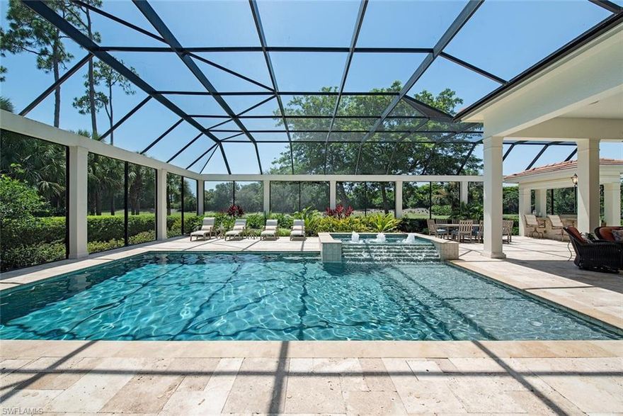 IMMEDIATE FULL GOLF AVAILABLE! Golf membership fee increases from 150k to 200k Aug 1, 2022. It’s not often that a newer estate home built by London Bay Homes with current interior design is available for sale. Very few newer homes have been built on premium golf course view home sites. Ideally and privately located at the end of the street with no homes across the street and on the 9th hole of the North course. Spacious one level floor plan featuring 4 bedrooms, office, bonus room, generator, modern square pool and spa, flat tile roof, custom outdoor covered kitchen area, and a 3 car air conditioned garage. The award winning Mediterra golf and beach club offers multiple levels of membership. Buyer to assume CDD.