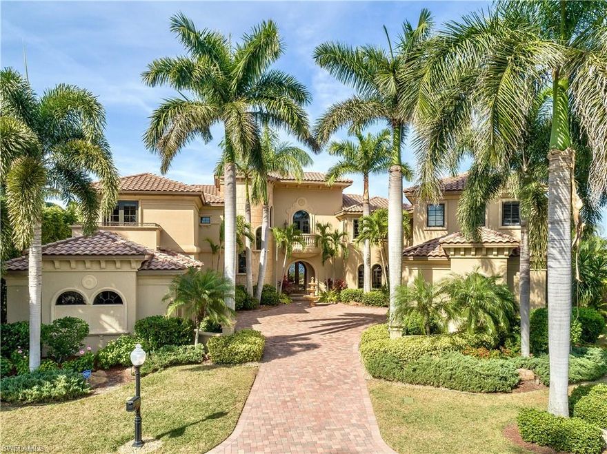 Live life luxuriously with this amazing Waterfront Estate in Southwest Florida. Located in Gulf Harbour Yacht & Country Club, one of the premier gated communities on the west coast of Florida. Spectacular deep water Marina, full service country club amenities w/casual and formal dining rooms, pool side grill room, fitness & spa center, tennis, 18 hole championship golf course, community pool/spa, and a private beach area are all here to enjoy and experience. This exquisite estate is a waterfront wonder and offers every imaginable amenity that one would expect to find in luxury living. Indulge in incredible detail, quality craftmanship and design. Features include spacious gathering rooms throughout, luxurious master retreat with spa like bath, media fun room and bar area, exercise and meditation rooms, resort style pool/spa and outdoor entertainment rooms and so much more. Turn moments into memories with this unmatchable property and lifestyle.