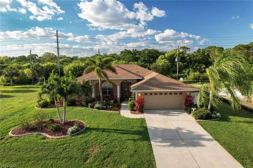 This home with AN EXTRA LOT TO THE LEFT OF THE HOME is  located in an unique deed restricted community is known as Shamrock Shores. This superior home is a 3 bed /2 1/2 baths, heated pool, nice extended pool deck for lounging and Tiki Bar time. The home has a central vac and irrigation system. The owner installed a 4-ton A/C in 10/2021  More? Did you say more information? The home is immaculately kept ready to move in to and comes with some furniture!  The area is built around a 7-acre spring fed lake, known as Lake Weaver and there is a right of way to go to it at lot 72. From Shamrock Shores it is a short ride to Englewood Beach, Stump Pass Beach, Blind Pass Beach, Manasota Beach and Boca Grande Beach! Besides going to the beach there are at least 8 golf courses within 5 minutes of the home, fishing, boating, shopping, art galleries, two MLB baseball teams spring training are within about a 1/2 hours drive, Braves and the Rays. This home has got it all. Please look at the video and the great pictures of the home. Actual zip code of home is 34224, not 33947, but is located on the West Side of Rotonda on Placida, not in the middle of Englewood.  Home is on water and sewer.