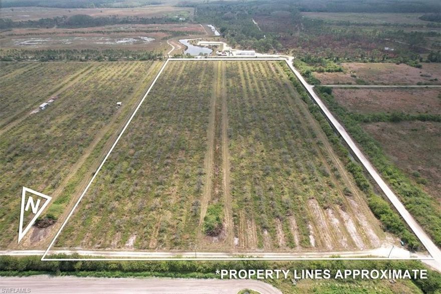 The 100 acre (+/-) Florida Ranch you’ve been waiting for! Bring your horses! Pieces of land like this don’t come available often, especially nearly 100 acres that are available! Seller would prefer to sell all acreage as a package, but lots have already been subdivided into one 19+, four 10’s and one 40 acre parcel. There is fill, wells, and power on certain sections of the land as well. If you are looking for your piece of paradise in Estero, FL with your own area of solitude and minimal neighbors, you've found it! This lot is 19+ acres of land with wildlife everywhere, mature trees, large oaks, sabal palmettos, no Cypress, and nearly all uplands. This unique land has vast southern views out over the Audubon bird sanctuary that you won't find any where else. The DEP study and the survey are already completed and ready for you and you can inquire for a copy. This property is also very close to the new fire station and a brand new Publix that just opened! Have the benefits of what the city offers, but also have your own space on this amazing 19+ acres!
