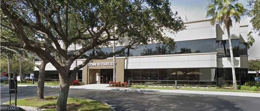 SPACE HIGHLIGHTS: Size (2,485± RSF). Lease Rate: $17.00 PSF + NNN (est. $11.12 PSF). Available (Now - December 31, 2027). STE Features: Efficient open-concept floorplan offering flexible workspace design. Large conference room with glass walls providing natural light. Additional private conference room/meeting room. Reception area. Kitchenette/break area. File/storage room. Open office area. PROPERTY OVERVIEW: Professionally managed, 23.8± acre business campus featuring 9 office buildings totaling 290,788± SF. Tasteful common areas creating a professional environment. Located at the signalized intersection of US-41 and Riverview Center Blvd, 1/4 mile from Bonita Bay. Convenient proximity to I-75 and Coconut Point Mall.