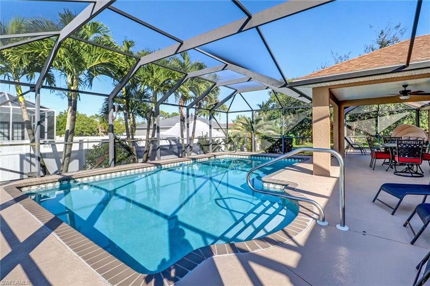 This beautiful, TURNKEY pool home awaits you! Freshly Painted! Featuring just over 2000 sqft of living space, it includes 3 bedrooms PLUS a den, 2 baths, and a 2 car garage. The interior features tile and laminate flooring throughout, with only carpet in the den. Large kitchen with stainless steel appliances. Both Master and Guest Bathrooms have been renovated. NEW pool heater! NEW A/C Unit! NEW hot water tank! There is literally nothing left for you to do except bring your toothbrush! This home is in pristine condition and would be a great income property, or your next home. Call today to schedule a showing!