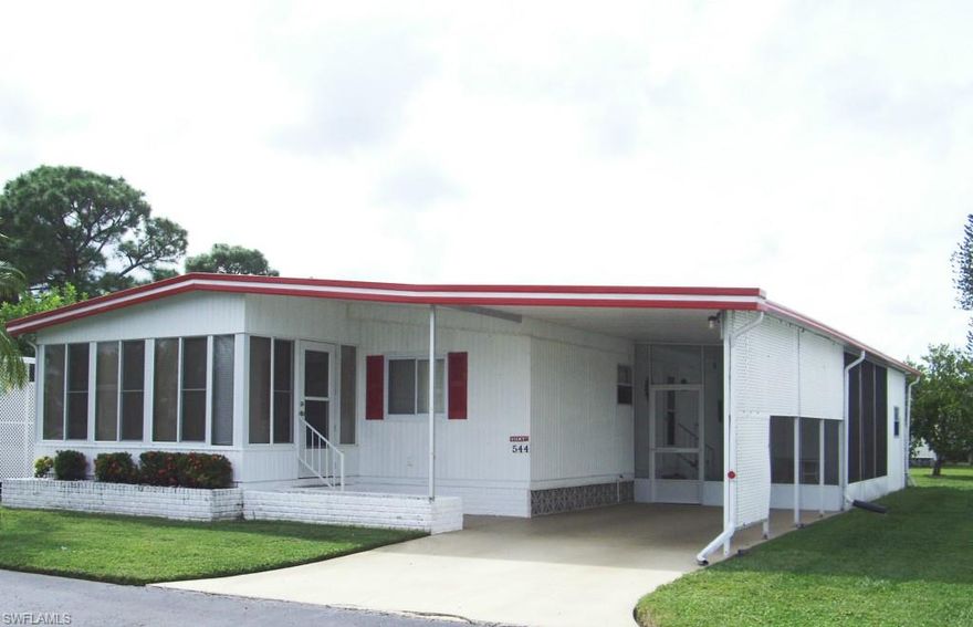 OUTSTANDING UPDATED HOME YOU DO NOT WANT TO MISS. INSIDE LAUNDRY, NEW WINDOWS, NEW EXTERIOR DOORS, NEW PLUMBING, NEW HOT WATER TANK, NEW WASHER, DRYER, NEW DISPOSAL, 4 MORE TIEDOWNS ADDED, NEW FLOORS IN KITCHEN/BATHS, NEW COUNTERTOP/FIXTURES IN GUEST BATH, REMODELED MASTER BATH W/STEP IN SHOWER, NEW PAINT AND MORE. TASTEFULLY FURNISHED TURNKEY. A SHARE IS AVAILABLE SEPARATELY FROM THE HOME. RV/BOAT STORAGE AREA. RESIDENT OWNED COMMUNITY. 2 CLUBHOUSES, POOL, SHUFFLEBOARD, PONDS, PARK SETTINGS. A PLEASANT PLACE TO RETIRE, ENJOY THE SUNSHINE AND MEET YOUR NICE NEIGHBORS. LOW MAINT FEES.