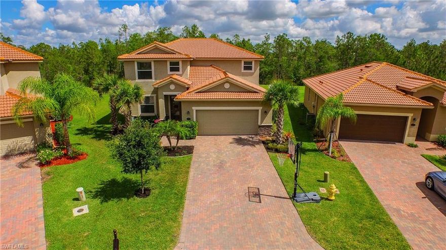 THIS 4 BEDROOM, 3 BATH HOME IS IN EXCELLENT CONDITION AND IS LOCATED IN A PRIVATE CUL DE SAC!  1ST FLOOR HAS A FULL BEDROOM AND BATH, GREAT FLOOR PLAN FOR ENTERTAINING WITH THE KITCHEN AND BREAKFAST ROOM OVERLOOKING THE FAMILY ROOM, KITCHEN HAS GRANITE COUNTERS, WOOD CABINETS AND STAINLESS APPLIANCES.  CROWN MOLDING THROUGHOUT THE FIRST FLOOR AND IN THE MASTER BEDROOM.  UPSTAIRS THERE IS A HUGE LOFT, PERFECT FOR THE KIDS TO PLAY!  2 GUESTS ROOMS AND FULL BATH AND A HUGE MASTER BEDROOM WITH WALK IN CLOSET AND ATTACHED BATH HAS SEPARATE TUB AND SHOWER AND DUAL SINKS.  EXCELLENT PAINT, LIGHT FIXTURES AND FANS.  LARGE SCREENED REAR LANAI WITH ADDITIONAL LANAI OUTSIDE SCREEN.  HUGE YARD FOR THE KIDS TO PLAY AND THE PEACE OF MIND OF THE CUL DE SAC, KIDS PUT THE ELECTRONICS DOWN AND GO PLAY OUTSIDE!  BELLA TERRA AMENITIES OFFER SOMETHING FOR EVERYONE! EXERCISE ROOM, TENNIS & PICKLE BALL COURTS, SAND VOLLEYBALL, BASKETBALL, IN LINE SKATING RINK, BOCCE BALL AND BASEBALL FIELD! CONVENIENTLY LOCATED CLOSE TO SHOPPING, DINING, INTERSTATE, BEACHES, UNIVERSITY & AIRPORT.