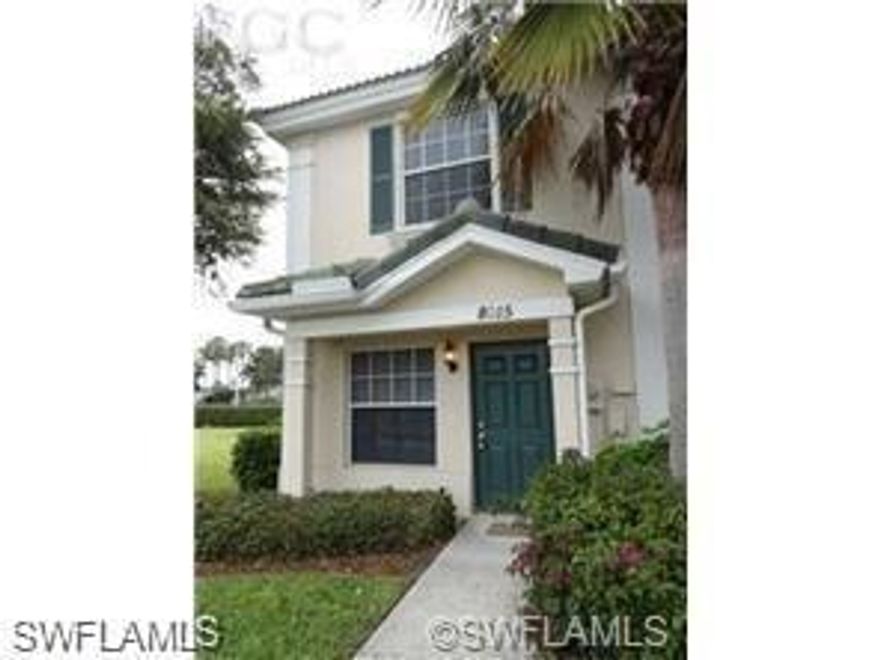 Beautiful 2-bedroom 2.5-bath town home located in the Cypress Landing community. END UNIT!!  Newer diagonal tiling throughout living area, gorgeous black granite in kitchen & all bathrooms. This is a two-story unit with a screened-in lanai.  BRAND NEW AIR CONDITIONING SYSTEM!!