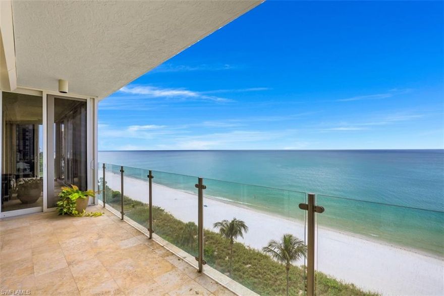 H.133 - When you are nestled between the Gulf of Mexico and Clam Bay, you are afforded some of the most beautiful, sweeping views in Naples. Enjoy direct Gulf sunsets to the west, Park Shore’s beaches and city lights to the south, and wildlife at play in the Bay to the east from your corner luxury 6th floor residence. Your Seapoint at Naples Cay home comes with a private 2 car garage and wonderful condominium amenities including: state of the art fitness center with sauna and lockers, beach view infinity edge pool and spa and a spacious and comfortable club room for entertaining. For your convenience, Seapoint also offers two on-site guest suites. Once you leave the gates of Naples Cay you are close to all that Naples offers including walking distance to shopping and fantastic dining at the Village on Venetian Bay and Waterside Shops.