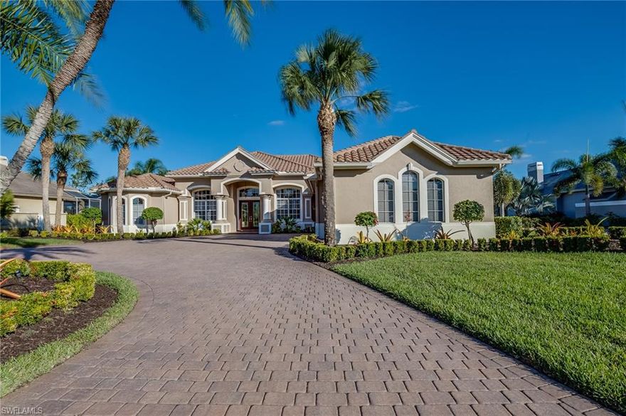 A spectacular home on an oversized lot that has many upgrades, including a new summer kitchen vented to the outside, picture frame lanai cage, upgraded stainless appliances, retractable sliders in the livingroom and familyroom, ADT hardware, audio speakers in the entire house with 4 premium speakers on the lanai, and so much more.  No upgrade was spared.  The view of the second hole of the Arnold Palmer designed signature golf course (owner's golf membership is available but not included in the price) and pond is awesome from the very large lanai that has 4 different seating areas.  This magnificent home shows beautifully and has been very well maintained.  Wildcat Run Golf & Country Club offers its residents the 18-hole golf course, har-tru tennis courts, state-of-the-art fitness center, two restaurants and a snack bar; best of all, its resident friendly.  Experience the Pride and make Wildcat your next home.