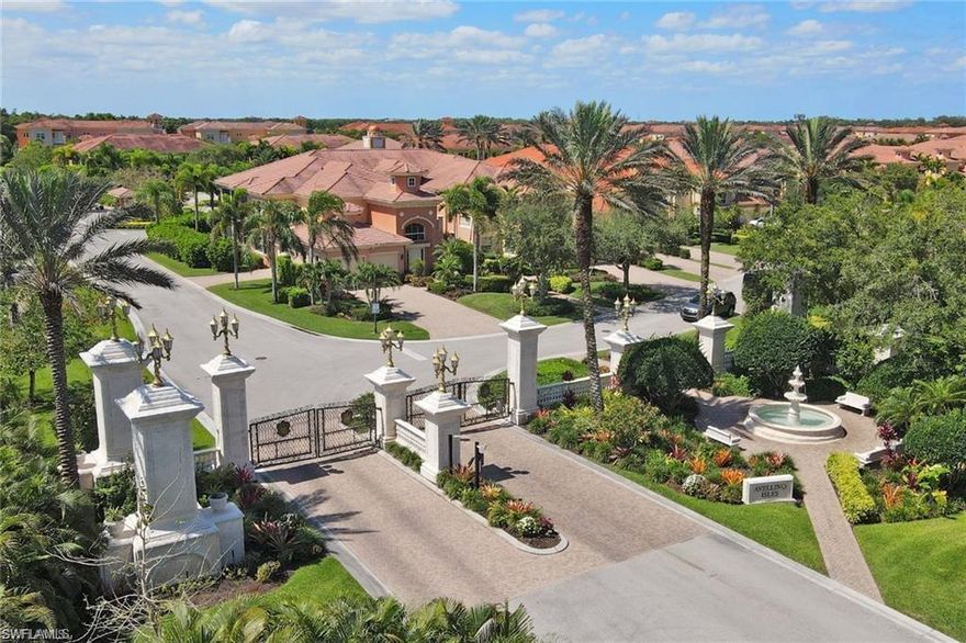 Avellino Isles Vineyards Condos : Largest Avellino Floorplan, Rafael, this stunning furnished second floor Coach Home with over 3,200 square feet under air has a private elevator and offers luxury living in the center of Naples. This home has 4 bedrooms and 3 and a half bathrooms, a formal dinning room, long wide hallway with marble stone columns, upgraded and decorated with designer fixtures and chandeliers, impressive lime stone stairway, custom railing, upgraded tile throughout including the balcony. crown molding and designer wall paper on ceilings and much more. In addition, this home has a marble fireplace and wood style beams on the balcony with electric Storm Smart shutters and smart home dashboard. Nothing is forgotten in this Coach home which offers a maintenance free lifestyle. In addition to the Avellino community resort style pool with newly renovated clubhouse, social room and fitness center. Entertainment and social living at its best!