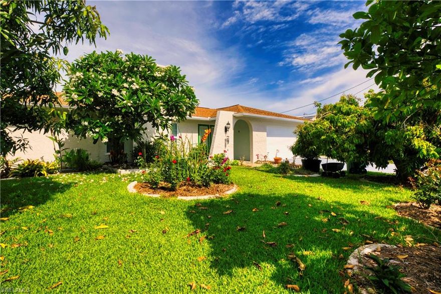 WE ARE HALF MOVED. You won't find another treasure like our home. Gulf Access Home with 20,000 LB Boat lift will fit a 34-37 ft boat, with Utilities and around Captains walk. Only 7 .5 miles to the river and Gulf. On ST Carlos main Canal only one bridge. Painted in and out. Very lovely updated home
Room for Pool and area for HOT TUB in Lanai, pea gravel area.  Home is very comfortable
Underground pipes to drain rainwater from down spouts to canal /burm/street.
All double pane windows and door are secured with MYLAR FILM against Thief and Hurricane force up to 120-150 MPH  
Newly installed 200AMP electrical, Tankless Hot water heater.
Newly Blown in insulation, 3rd nail put in to pass the 4 Point insurance requirements.
New pipe joints in Bath, Kitchen and Baths. All Baths and Kitchen have Tray ceilings
Newly installed toilets with hand douche. All tile, A lovely kitchen.
All Light Tile. Two Skylights brightens the home inside.
Cozy Stone Fireplace for the Cold Florida Winters
Vegetable area, Multiple Mature Fruit Baring Trees which are owner's Pride. Please read confidential remarks. 
Send us fruit when harvest time comes to WA State.