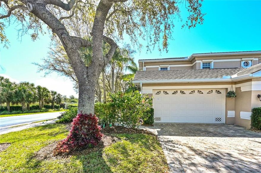 Welcome Home to Marina Cove at Windstar. The only community on Naples Bay offering a Private Beach on Keewaydin Island with a Twice Daily Boat Shuttle. Windstar also offers Dining Overlooking the Bay, an optional Country Club with Social and Golf Memberships, A Tom Fazio Designed Golf Course, Har-Tru Tennis Courts, Yacht Club, and 24 hour Guard Gated, Patrolling Security. Boat Slips available for Purchase or Lease at the Marina, Just a Few Steps from your Front Door. This End Unit Coach Home Features a New Roof and New Paver Driveway and is Across from the Pool and Spa. Inside, New Steps include Custom LED Lighting at your feet. Freshly painted with New Crown Molding and Great Care Given, This Home is Light, Bright and Spacious with an Expansive Lanai and a Constant Gentle Breeze. Soaring Ceilings and Plenty of Room to Entertain Make it a Joy to Host your Friends and Family. You will be Delighted to Meet your Very Welcoming Neighbors and Enjoy an HOA that is On Top of Every Pristine Detail yet isn't at all Intrusive. Minutes from everything going on in the Extremely Popular Bayshore Arts District and Just 3 miles to 5th Avenue, Windstar is the Definition of the Naples Way of Life.