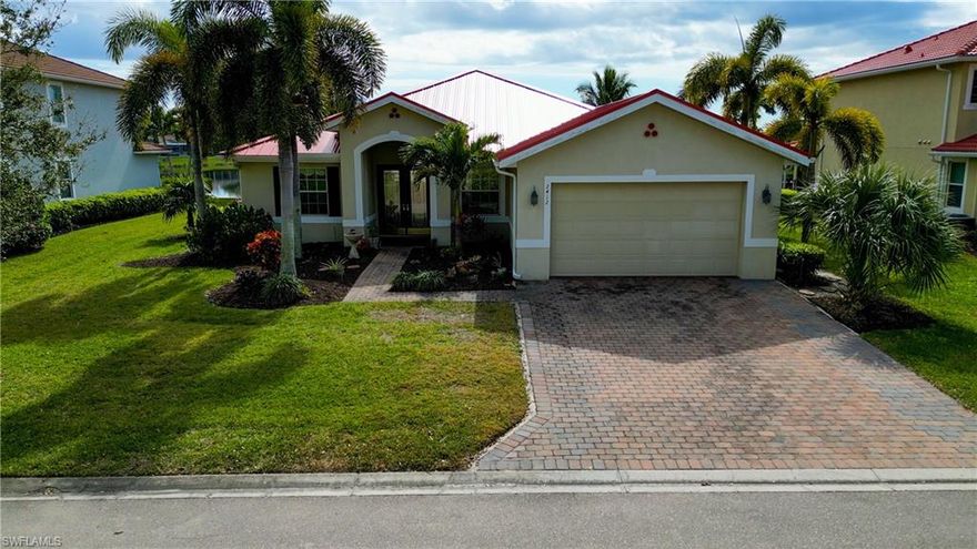 Located in the highly sought-after gated community of Sandoval, this lakefront pool home offers the perfect blend of privacy, lifestyle, and value. Enjoy low HOA dues with an impressive lineup of resort-style amenities, all within one of Cape Coral’s most desirable communities.

The home features a brand-new bronze picture-frame lanai cage, designed to maximize uninterrupted lake views and bring the outdoors in. From the lanai and pool area, take in peaceful water views while watching pelicans, eagles, and otters, or spend the afternoon casting a line for catch-and-release bass. The screened-in pool and spacious covered lanai create an ideal setting for relaxing, entertaining, or simply enjoying the Florida lifestyle.

Inside, the open kitchen is equipped with stainless steel appliances, granite countertops, and a breakfast bar that flows seamlessly into the living space, making it perfect for both everyday living and gatherings. The primary suite offers direct access to the lanai and features a spacious ensuite bathroom with a soaking tub and a beautifully finished walk-in shower.

Additional highlights include a brand-new metal roof and convenient access to the back gate at Trafalgar, making coming and going a breeze.

Sandoval’s amenities include a spectacular resort-style pool, beautifully landscaped grounds, walking and biking trails, dog parks, pickleball, tennis, basketball, bocce ball, and sand volleyball courts, along with a fully equipped fitness center and community center. This is lakefront living with exceptional amenities, strong value, and a lifestyle that’s hard to beat.