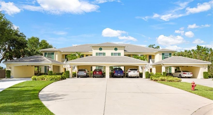 Welcome Home to this Beautifully Decorated Condo, being sold Turnkey. Located in the Caribbean Influenced, Well Maintained and Pet Friendly, Gated Community of Tortuga. This Second Floor Unit has a Great Preserve View. Featuring an Open Floor Plan with 1529 Sq Ft of Living area, 2 Bedrooms + Den, 2 Bathrooms, Wood Cabinets, Solid Surface Counter Tops, Pantry, High Ceilings, Laundry Room, Fire Sprinklers, Screened Balcony, Designated Carport Plus an Additional Parking Space, Storage Locker, Accordian Storm Shutters for all Windows and Balcony. The Owner’s Bath has Dual Sinks, Shower, and 2 Walk-in Closets. Great location, close to the Hospital, Library, Restaurants, Shopping, Beaches, and just a Short Drive to the Boston Red Sox & Minnesota Twins training facilities, as well as RSW International Airport. Tortuga is an Active Gated Community with a Resort Style Pool, Spa, Clubhouse, Fitness, Tennis, Pickle Ball, Basketball, Grill Area, and Dog Park. Quarterly fees of $1282 include Water, Sewer, Cable, Interior & Exterior Pest Control, Reserves, Insurance, Management and Recreational Facilities. No Age Restrictions.