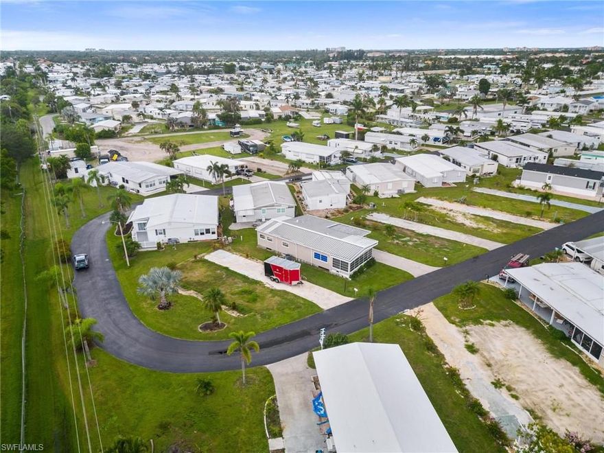 Come and take a look at this great opportunity to own your own piece of paradise in the Thunderbird Mobile Home Park community! This corner lot is cleared and ready for you to bring in your new mobile home. Enjoy the beach, nearby restaurants, shopping, and easy access to Sanibel and Captiva islands. As part of a 55+ community, you can also enjoy the amenities such as the clubhouse, bocce ball, community pool, pavilions, horseshoes, shuffleboard courts, library and billiards room. Imagine living in this tranquil setting with all the comforts of paradise right at your fingertips! Don't miss out on this opportunity to own your piece of paradise!