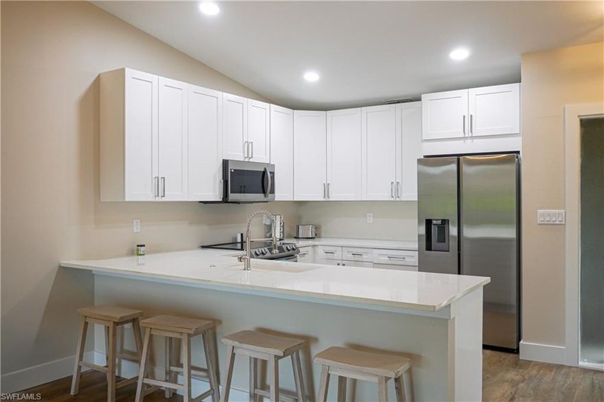 Fully remodeled 2 bed, 2 bath home in highly sought-after South Fort Myers, just minutes from the beach. This stunning property features a modern open floor plan, brand new kitchen with stainless steel appliances, and a spacious living area. Enjoy the Florida sunshine in the beautifully landscaped backyard, perfect for outdoor entertaining. This prime location provides easy access to the beach, shopping, dining, and entertainment options, making it an ideal choice for those seeking a vibrant coastal lifestyle. This unit comes fully furnished.

BASICS
* Application Link: Visit our website
* Availability: 11/18/2025
* Pets Allowed: small pets allowed
* Utilities: Tenants are responsible for water and Electric.
* Parking: 1 car garage and 1 parking lot available
* Renter's insurance is required.
* Lease Term: 1 year

THE IMPORTANT THINGS THAT YOU SHOULD KNOW:
* No Smoking
* Application Fee is $70 per Adult, Non-Refundable.
* Please review Application Criteria prior to applying.
* Application turnaround time is 1-3 Business days
* $200 Leasing Fee (Admin Fee) NON REFUNDABLE , if approved
* Security Deposit: One Month’s Rent
* First Month's Rent: One Month's Rent
* Unfurnished
*300$ non refundable pet fee per pet, and 25$/monthly pet fee per pet.
*All residents are enrolled in the Resident Benefits Package (RBP) for $50/month which includes liability insurance, credit building to help boost the resident’s credit score with timely rent payments, up to $1M Identity Theft Protection, HVAC air filter delivery (for applicable properties), move-in concierge service making utility connection and home service setup a breeze during your move-in, our best-in-class resident rewards program, on-demand pest control, and much more! More details upon application.
*Tenant will have to be approve from the hoa, fee may apply.