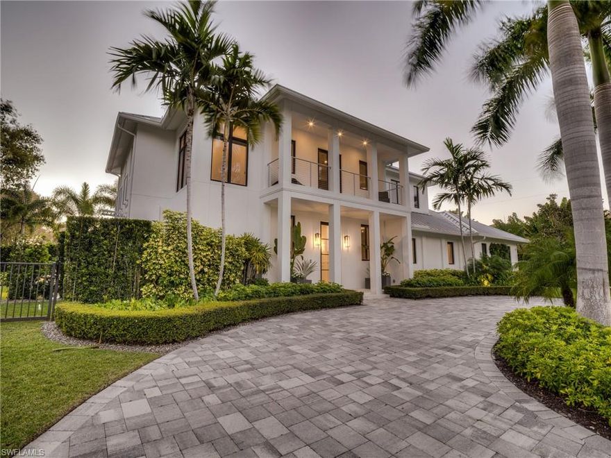 Driven by chapters in life, this acclaimed signature Soffit Conney design creates 6,000 sqft, 5 Bedroom coastal-modern home, surrounded by illuminated manicured landscaping. Awaken the interest with the space, technology and exceptional craftmanship with an interior perfectly blending natural light of the outdoors. The aesthetically pleasing and distinctive features make an impact with wide plank white oak flooring, chefs’ kitchen with an expansive center island, full-service bar, integrated audio-system, dual laundry rooms, and oversized sliding glass doors which commands natural lighting. The master bedroom and gym open directly to the pool and lit knee wall which hosts the built in BBQ grill and outdoor fireplace. Artificial turf and putting green run the length of the pool deck that can be viewed from the upper-level exterior balcony. Floor-to-ceiling garage home organization system, closets outfitted with cabinetry and displays that rival the finest boutiques. The spacious second floor three bedrooms and Media room are accessed by the floating staircase.  A residence of earthly tones with luxurious clean inspired simplicity!